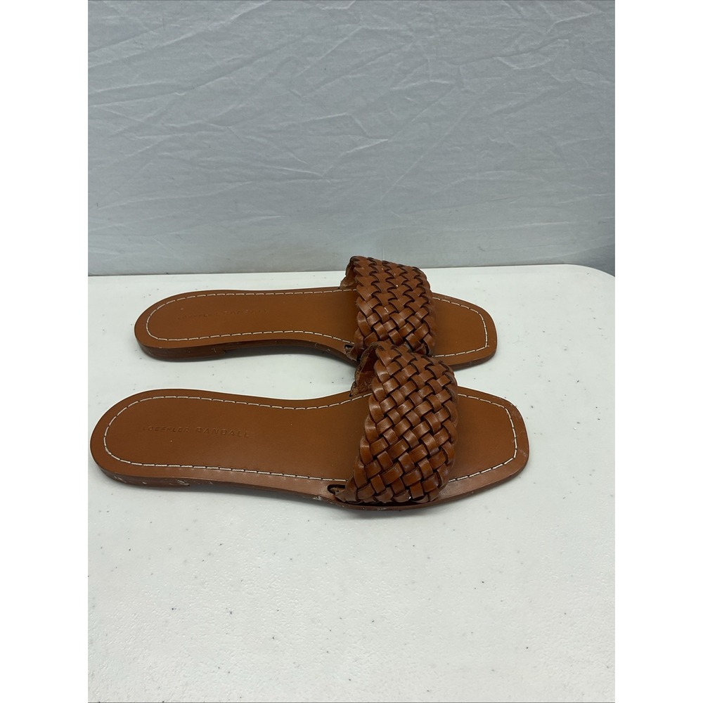 Loeffler Randall Joey Brown Woven Sandals
